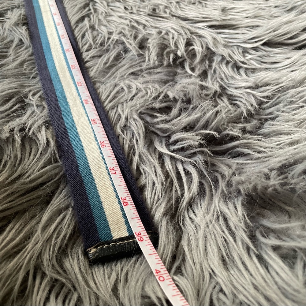 GUCCI sherry line d-ring striped belt - Picture 8 of 9